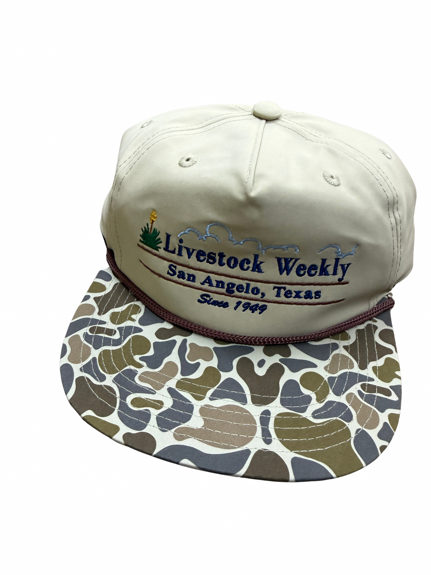 Khaki-Bayou Breakup Camo/Brown Rope